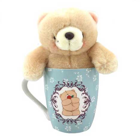 With Love Forever Friends Mug and Bear Set